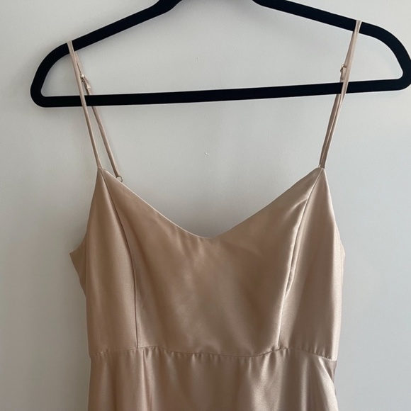 Show Me Your Mumu Faith Maxi Dress - SIZE LARGE - CHAMPAGNE COLOR - Picture 3 of 11